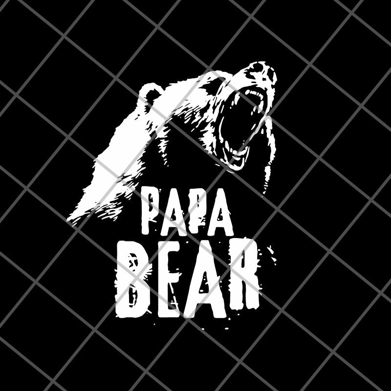 papa bear svg, png, dxf, eps digital file FTD24052105