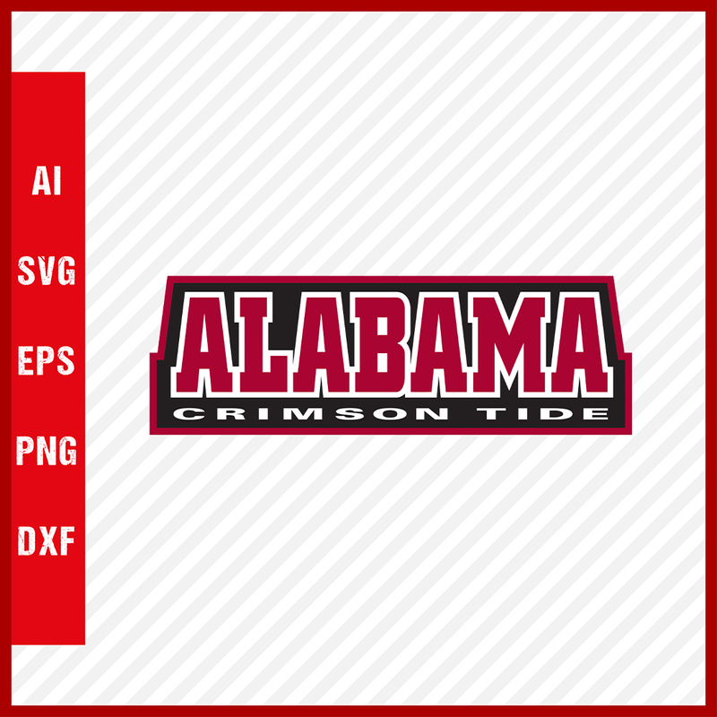 Alabama Crimson Tide Logo svg NCAA National Collegiate Athletic Association Team Clipart