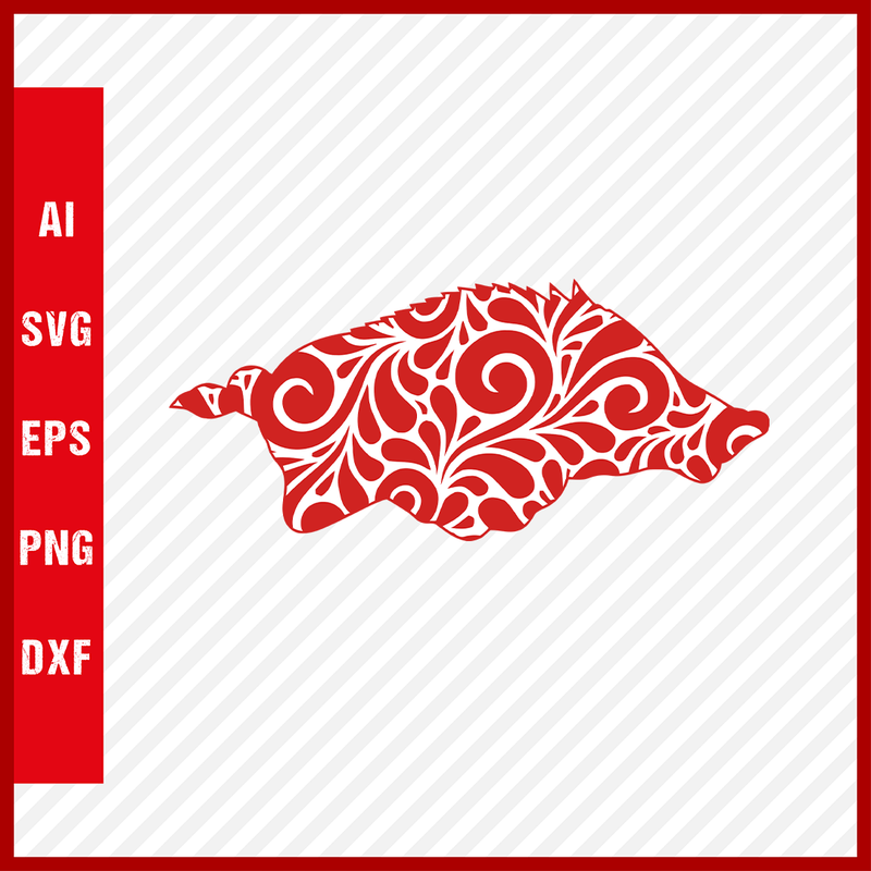 Arkansas Razorbacks Logo svg NCAA National Collegiate Athletic Association Team Clipart