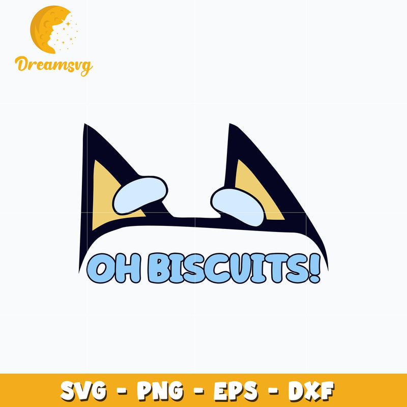 Bluey oh biscuits svg