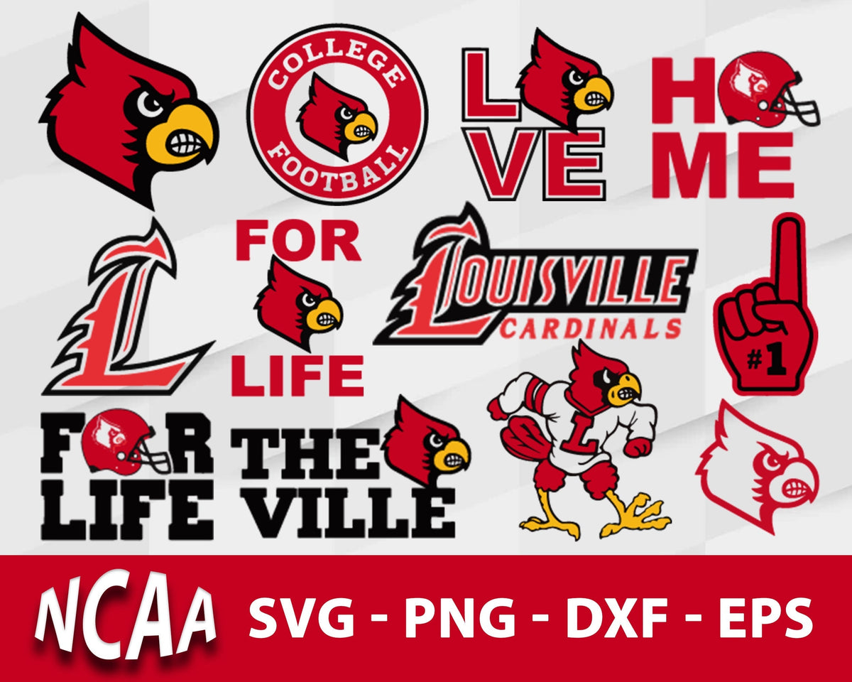 Louisville Cardinals Svg Bundle, Louisville Cardinals Svg, Sport Svg, Ncaa Svg, Png, Dxf, Eps Digital file.