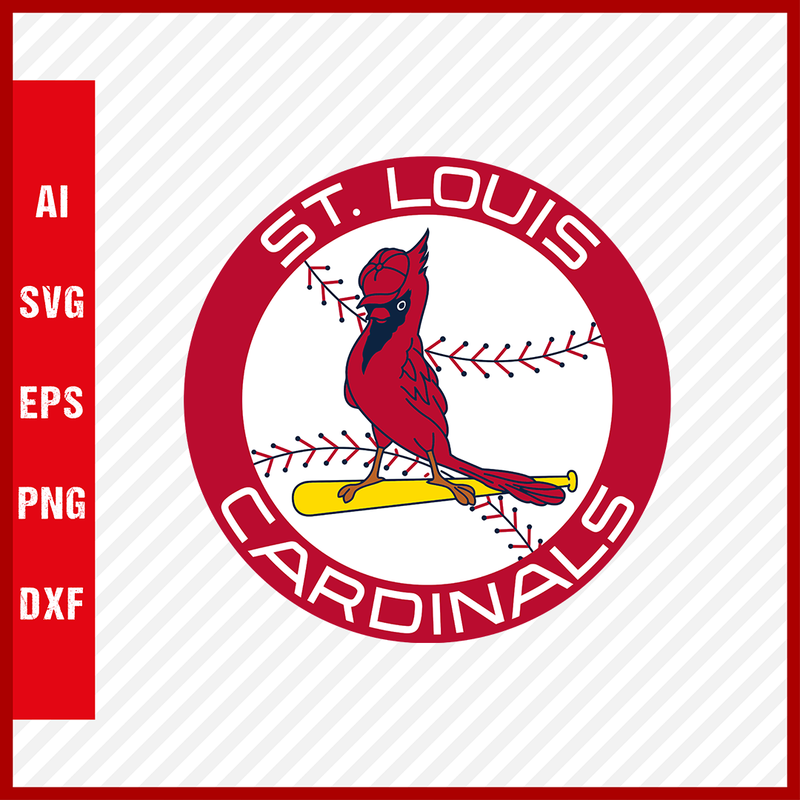 St. Louis Cardinals Logo MLB Svg Cut Files Baseball Clipart