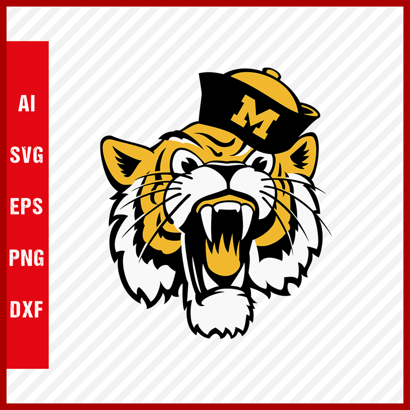 Missouri Tigers Logo svg NCAA National Collegiate Athletic Association Team Clipart