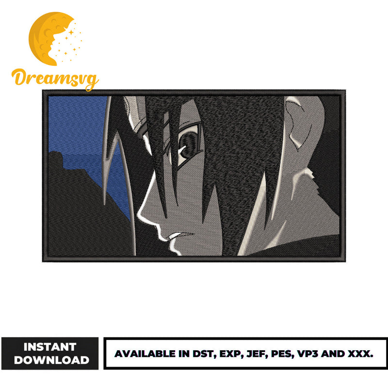 Itachi Face In Box embroidery design