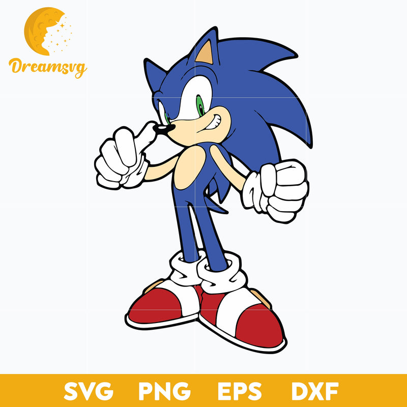 The Hedgehog Svg, Sonic Svg, Sonic Head Svg, Face Svg, Characters SVG, Cut files for Cricut, Cartoon svg, png, dxf, eps file.