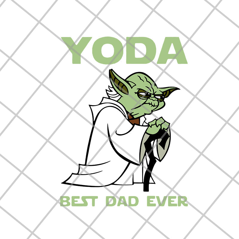 Yoda best dad ever svg, png, dxf, eps digital file FTD29052142