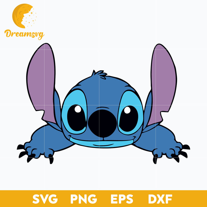 Stitch SVG, Stitch Cartoon SVG, Cartoon SVG, PNG, DXF, EPS Digital File ST002414