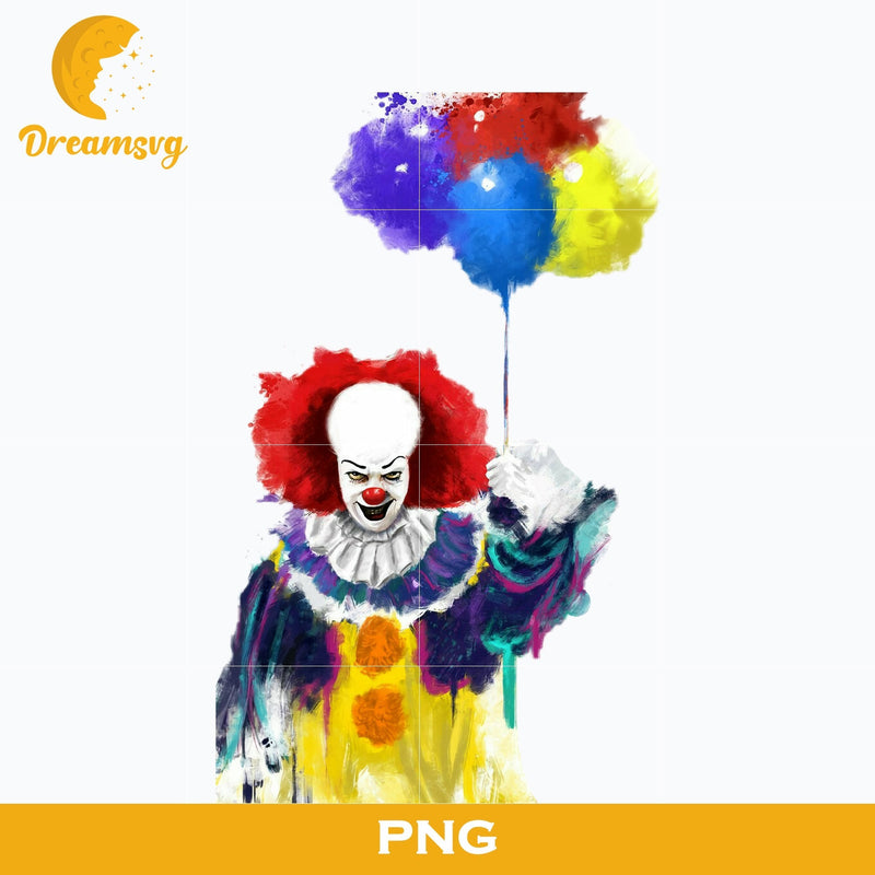 Pennywise Clown PNG, Pennywise Clown Halloween, It Png, Scary Halloween, Horror Characters, Halloween svg, png digital file.