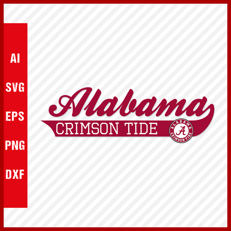 Alabama Crimson Tide Logo svg NCAA National Collegiate Athletic Association Team Clipart