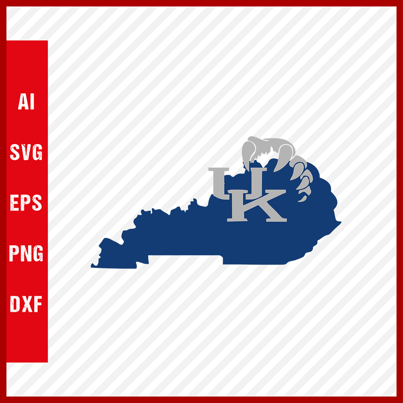 Kentucky Wildcats Logo svg NCAA National Collegiate Athletic Association Team Clipart