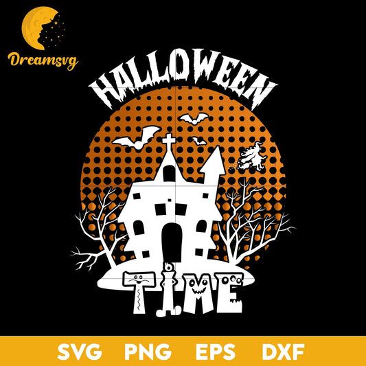 Halloween time svg, Halloween svg, png, dxf, eps digital file.