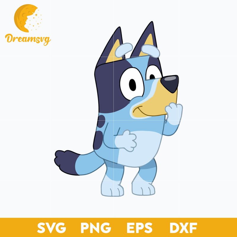 Bluey Svg, Bluey character svg, Bluey Cartoon svg, cartoon svg, png, dxf, eps digital file.