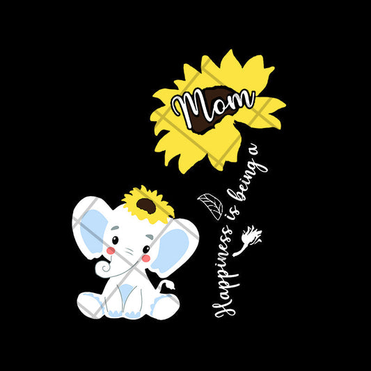 Happiess is being a mom svg, Mother's day svg, eps, png, dxf digital file MTD03042110