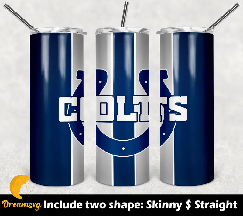 20 oz Skinny Tumbler NFL png,  Tumbler Wrap Sublimation Waterslide JPG Design Sublimation PNG Graphics Designs Instant Download