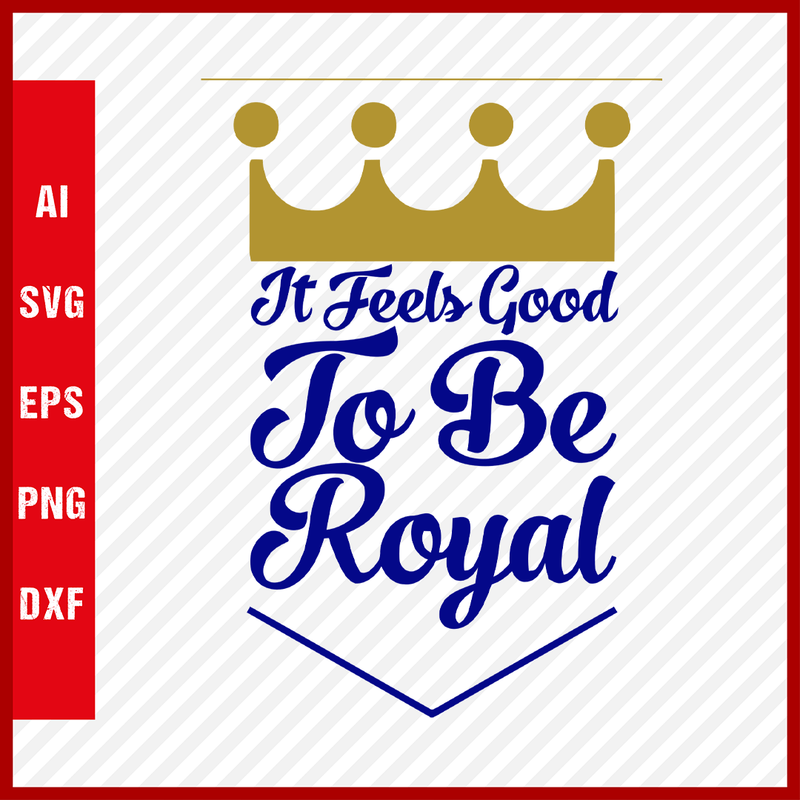 Kansas City Royals Logo MLB Svg Cut Files Baseball Clipart