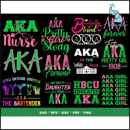 140+ Aka Svg Files, Bundle aka svg,Funny Svg, Inspirational Svg, Bundles for Cricut