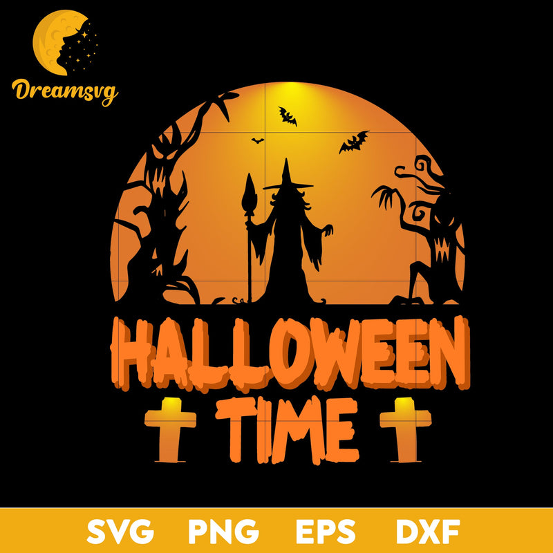 Halloween time svg, Halloween svg, png, dxf, eps digital file.