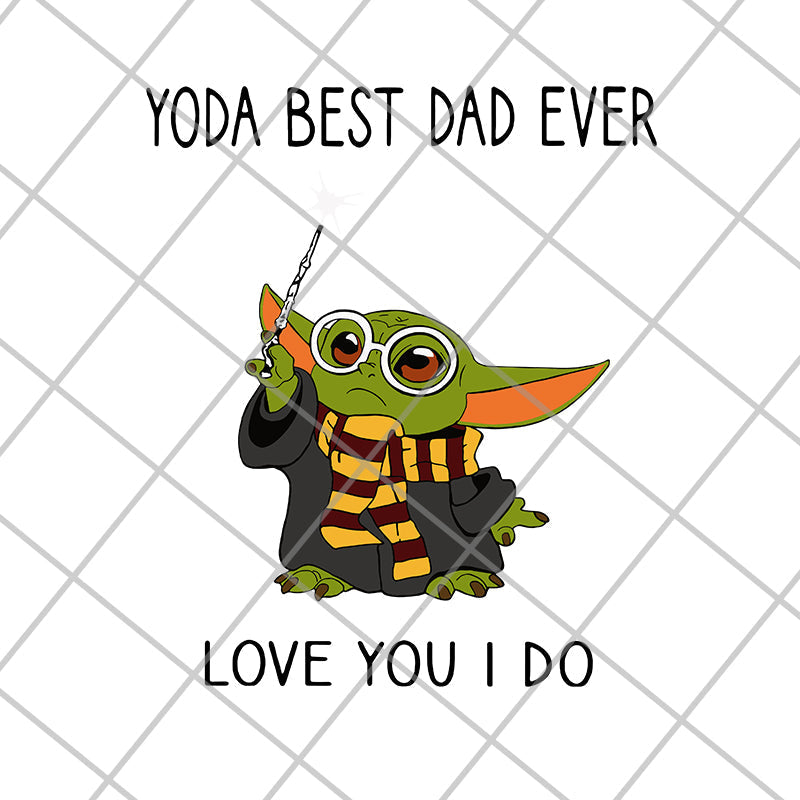 Yoda best dad ever svg, png, dxf, eps digital file FTD29052140