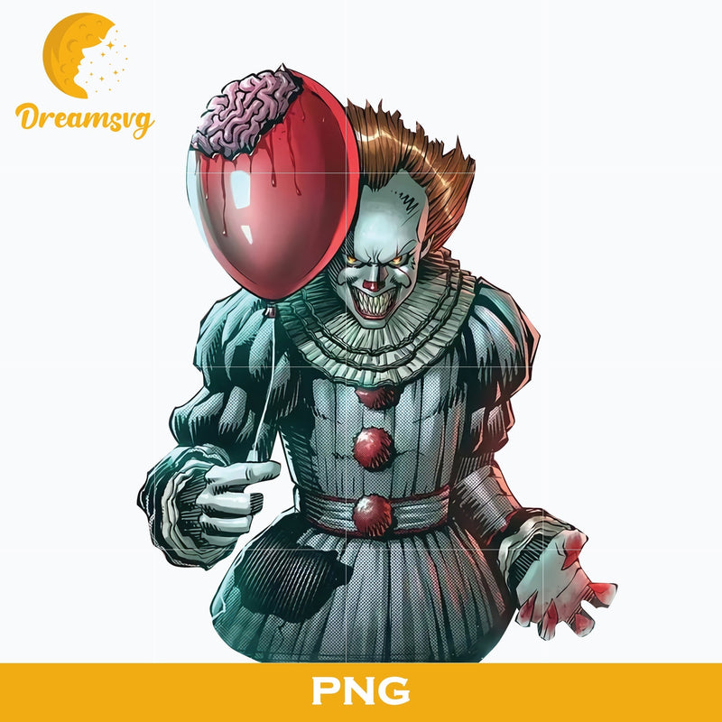 Pennywise Clown PNG, Pennywise Clown Halloween, It Png, Scary Halloween, Horror Characters, Halloween svg, png digital file.