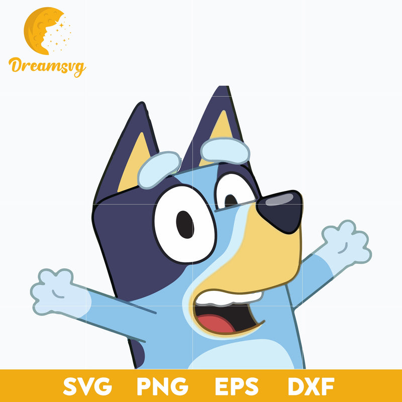 Bluey Svg, Bluey character svg, Bluey Cartoon svg, cartoon svg, png, dxf, eps digital file.