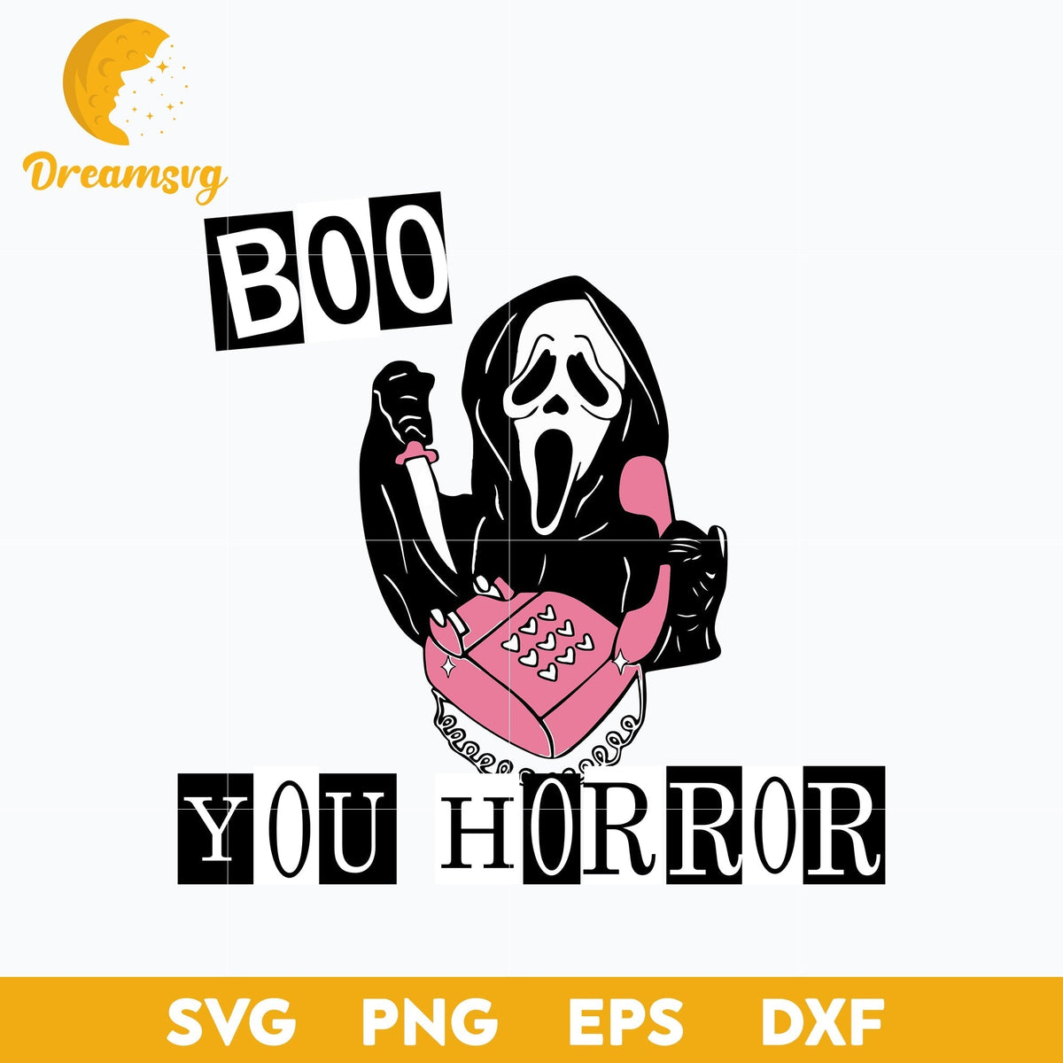 Boo You Whore Svg, Mean Girls x Scream Svg, Halloween Svg, png, dxf, eps digital file.