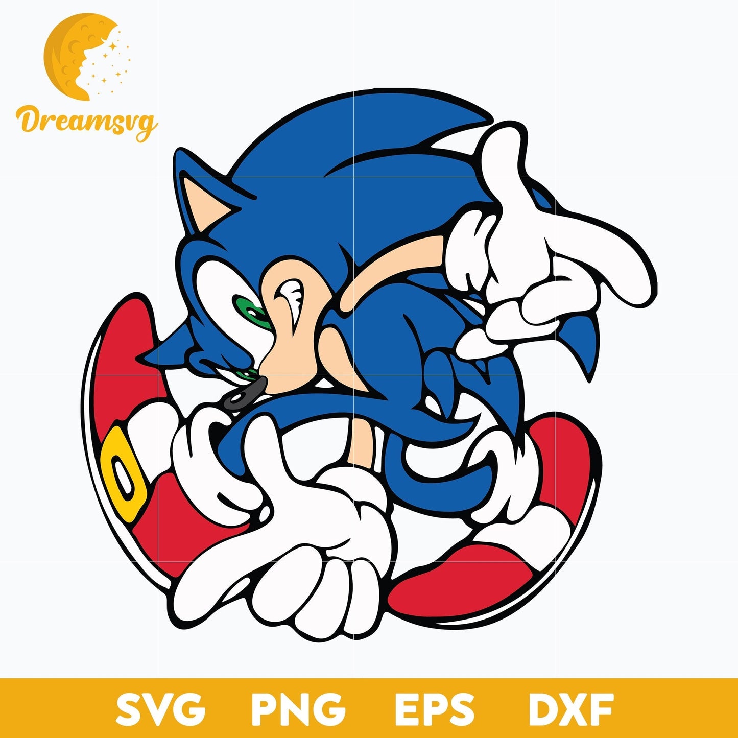 The Hedgehog Svg, Sonic Svg, Sonic Head Svg, Face Svg, Characters SVG, Cut files for Cricut, Cartoon svg, png, dxf, eps file.