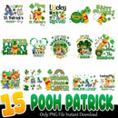 The Pooh Patrick PNG, Winnie the Pooh PNG, Pooh Patrick’s Day Transparent PNG