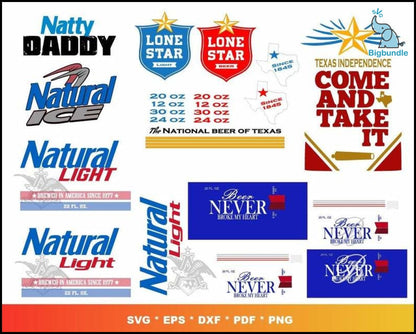 150+ Beer bundle svg, png, eps, dxf for cricut and print