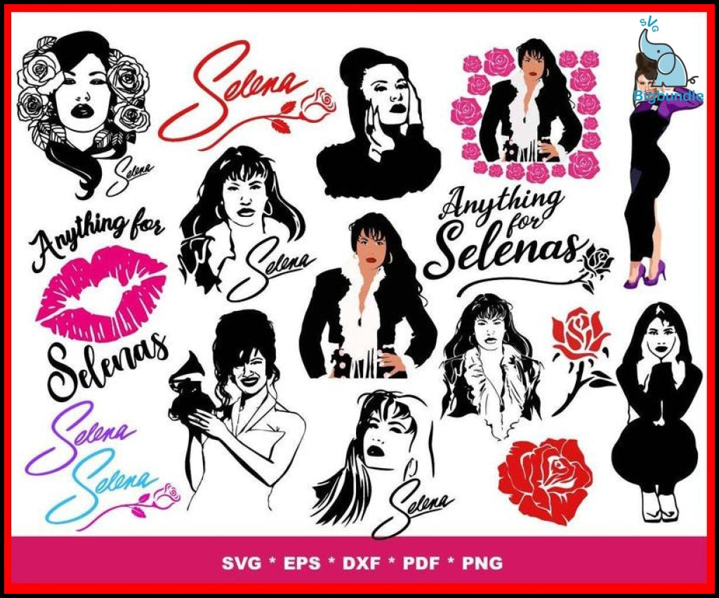 150+ Selena Quintanilla SVG Bundle, Selena bundle svg