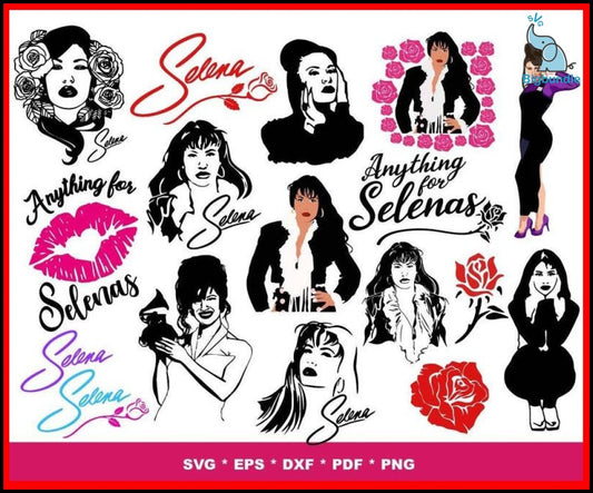 150+ Selena Quintanilla SVG Bundle, Selena bundle svg