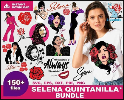 150+ Selena Quintanilla SVG Bundle, Selena bundle svg