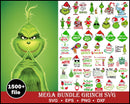 1500+ Grinch Bundle SVG, Grinch SVG, Grinch Cutting Image, Christmas Grinch svg