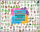1500+ Grinch Bundle SVG, Grinch SVG, Grinch Cutting Image, Christmas Grinch svg
