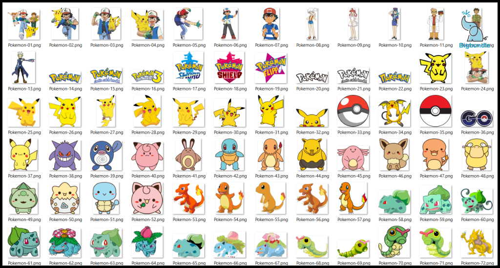 1500+ pokemon svg bundle, pokemon svg, Pikachu svg, Pikachu clipart svg, Pikachu bundle svg, pokemon vector, Pokemon cut file