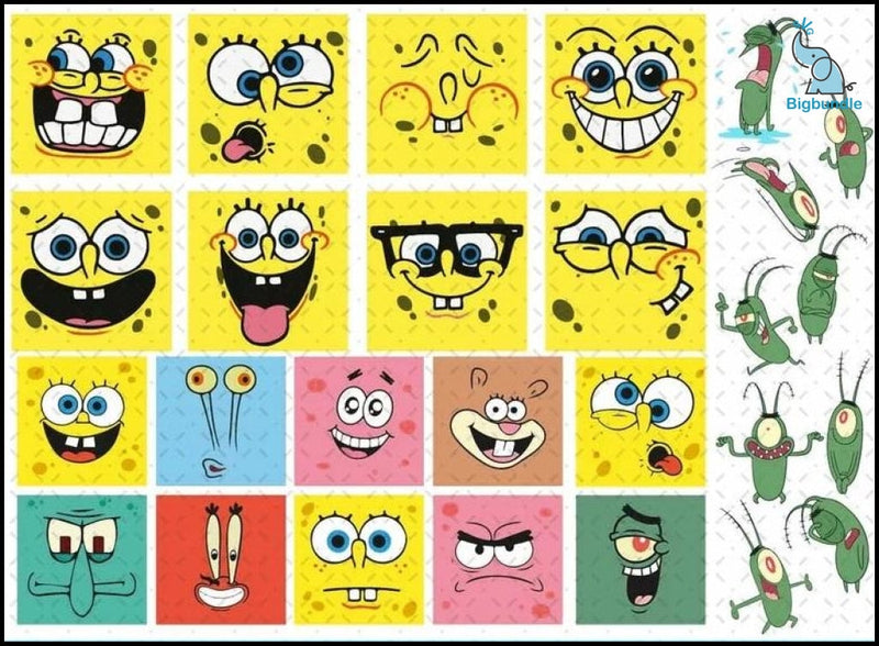 1500+ Spongebob Svg Bundle, Spongebob Png, Spongebob Birthday Svg, Spongebob Clipart, Patrick Star Svg, Sandy Cheeks Svg, Plankton Svg