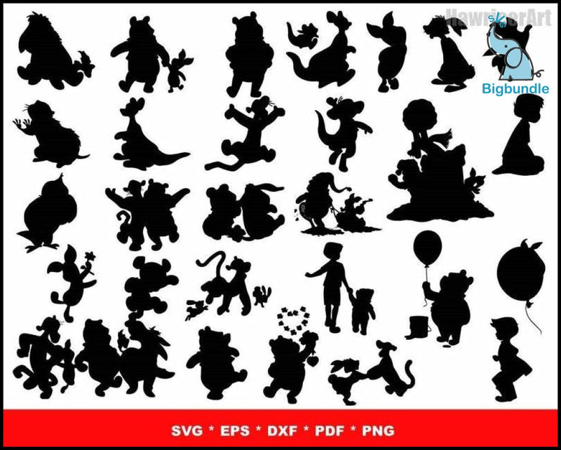 1500+ Winnie The Pooh Svg Mega Bundle 2.0, Pooh Svg