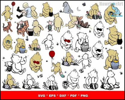 1500+ Winnie The Pooh Svg new Mega Bundle 1.0, Pooh Svg