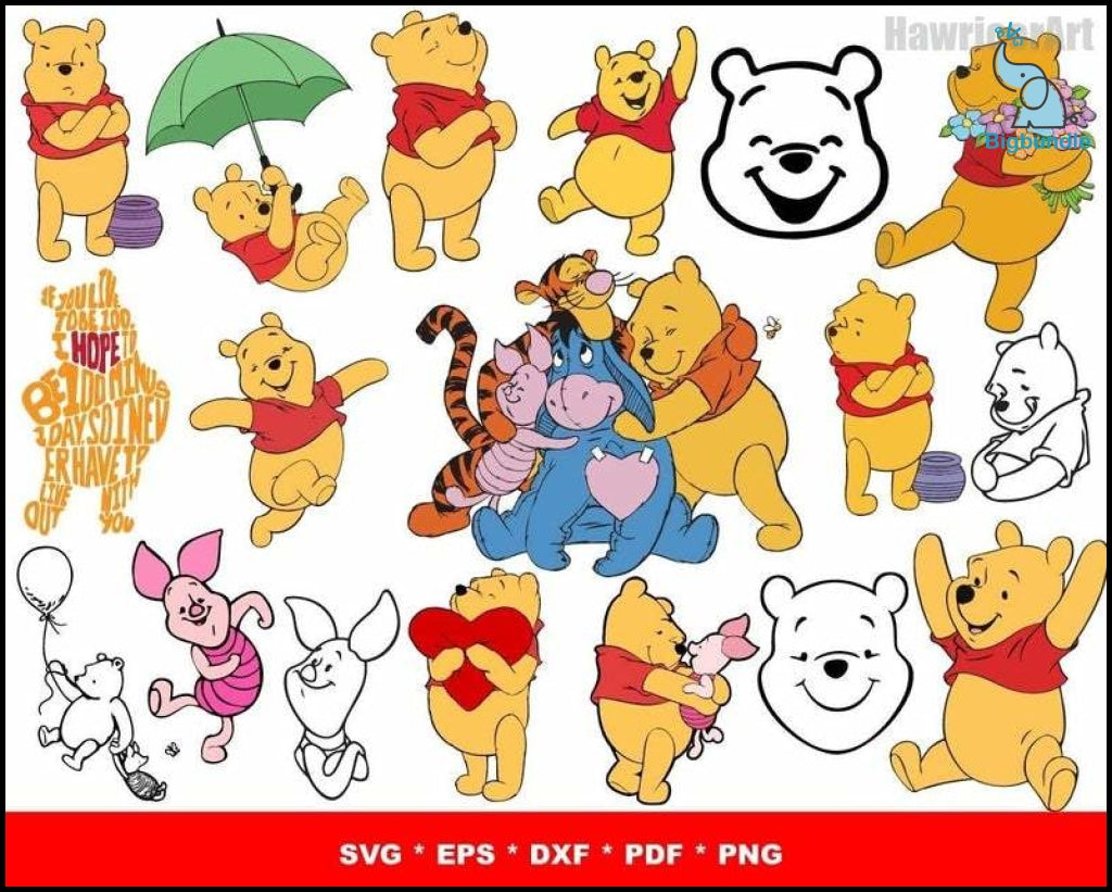 1500+ Winnie The Pooh Svg new Mega Bundle 1.0, Pooh Svg