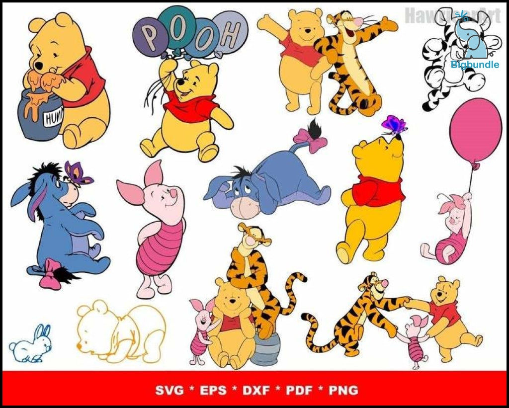 1500+ Winnie The Pooh Svg new Mega Bundle 1.0, Pooh Svg