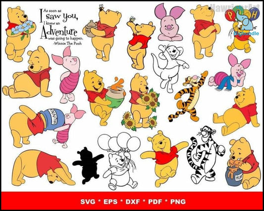 1500+ Winnie The Pooh Svg new Mega Bundle 1.0, Pooh Svg