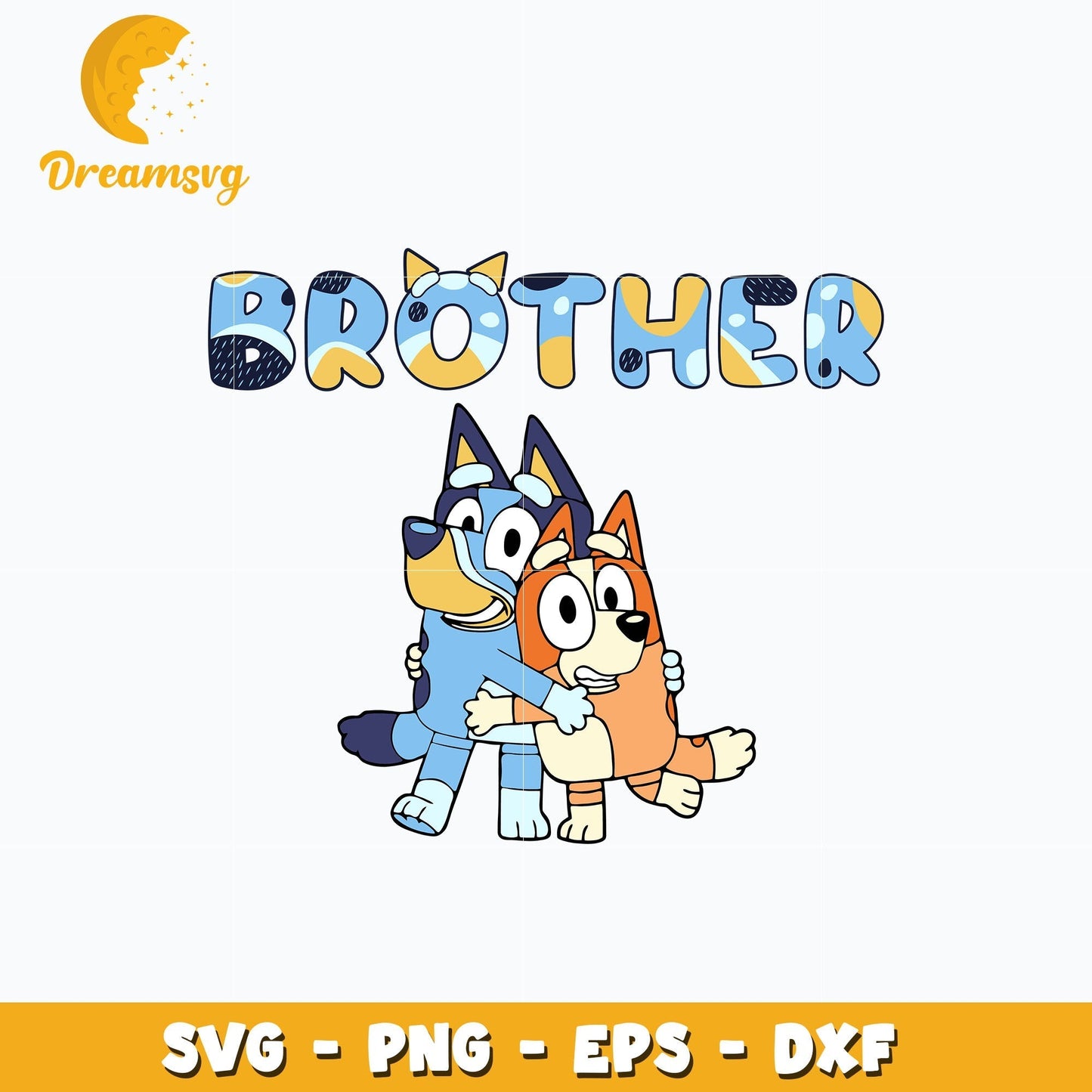 Bluey and bingo brother svg