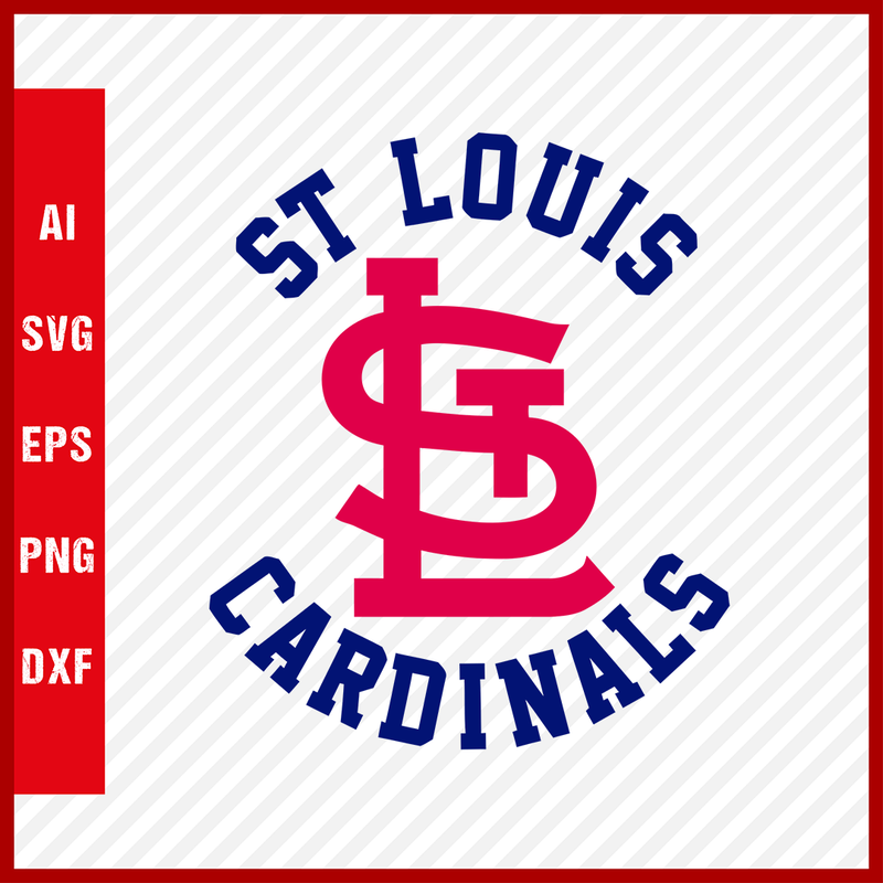 St. Louis Cardinals Logo MLB Svg Cut Files Baseball Clipart