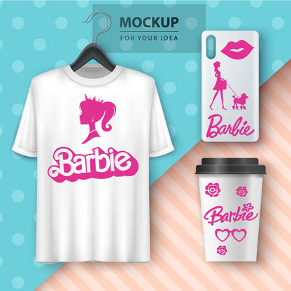 Barbie SVG Cut Files, Barbie Vector, Barbie Birthday SVG, Barbie Png