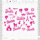 Barbie SVG Cut Files, Barbie Vector, Barbie Birthday SVG, Barbie Png