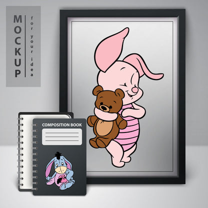 Winnie the Pooh SVG, Baby Pooh SVG, Pooh svg, Piglet svg, Tigger svg, Eeyore svg, Winnie the Pooh Birthday