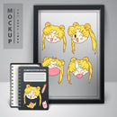 Sailor Moon Layered SVG, Sailor Moon Cricut, Sailor Moon PNG, Sailor Moon SVG Cut files