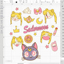 Sailor Moon Layered SVG, Sailor Moon Cricut, Sailor Moon PNG, Sailor Moon SVG Cut files