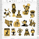The Ink Machine Layered SVG, Bendy SVG Cut files, Bendy Cricut Designs, Bendy SVG PNG Files
