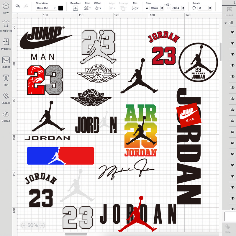 Jordan Logo SVG, Jordan Cricut Files, Jordan SVG Cut files, Swoosh Silhouette Vector Cut Files