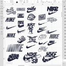 Custom Nike Logo SVG, Nike Logo Layered SVG, Nike Cricut Designs, Nike Logo Cut Files